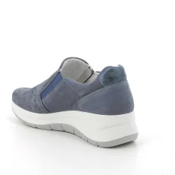 Woman Igi&Co Moccasins And Slip Ons-Avio Women'S Leather Wedge Slip On