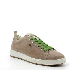 Man Igi&Co Sneakers-Beige Men'S Leather Sneaker