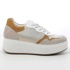 Woman Igi&Co Wedges-Beige Women'S Wedge Sneakers