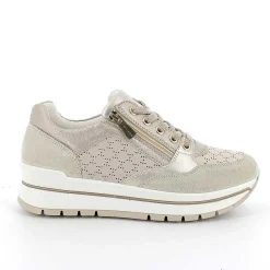 Woman Igi&Co Sneakers-Beige-Cream Women'S Leather Sneakers