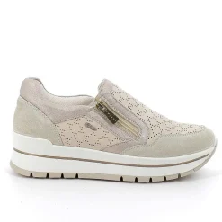 Woman Igi&Co Sneakers-Beige-Cream Women'S Leather Sneakers