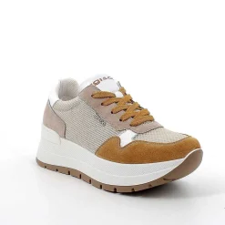 Woman Igi&Co Wedges-Beige-Mustard Women'S Wedge Sneakers