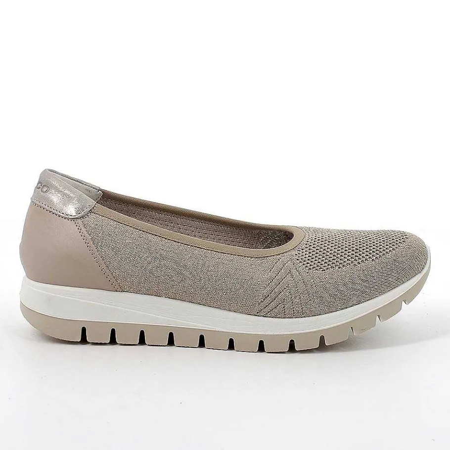 Woman Igi&Co Sneakers-Beige-Platinum Women'S Ballerinas