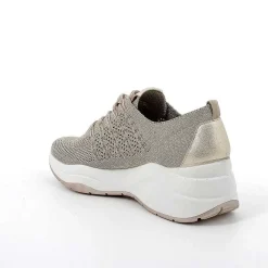 Woman Igi&Co Wedges-Beige-Platinum Women'S Wedge Sneakers