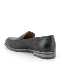 Man Igi&Co Moccasins And Flat Shoes-Black Men'S Leather Loafers