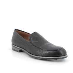 Man Igi&Co Moccasins And Flat Shoes-Black Men'S Leather Loafers