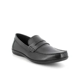 Man Igi&Co Moccasins And Flat Shoes-Black Men'S Leather Loafers