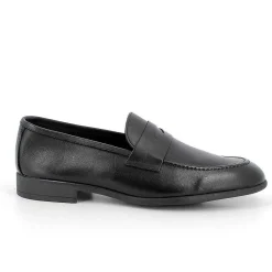 Man Igi&Co Moccasins And Flat Shoes-Black Men'S Leather Loafers