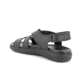 Man Igi&Co Sandals-Black Men'S Leather Sandals