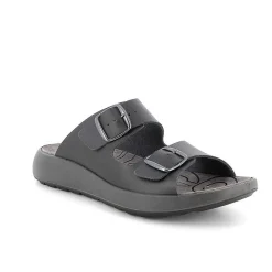 Man Igi&Co Eco-Sustainable Shoes-Black Men'S Leather Sandals