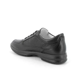 Man Igi&Co Sneakers-Black Men'S Leather Sneakers
