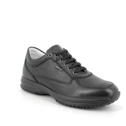 Man Igi&Co Sneakers-Black Men'S Leather Sneakers