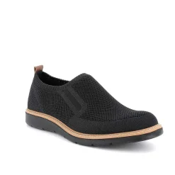 Man Igi&Co Moccasins And Flat Shoes-Black Men'S Sock Sneakers
