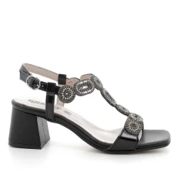 Woman Igi&Co Heeled Shoes-Black Women'S Heeled Sandals