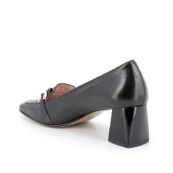Woman Igi&Co Heeled Shoes-Black Women'S Leather Heeled Pumps