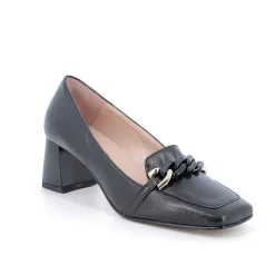 Woman Igi&Co Heeled Shoes-Black Women'S Leather Heeled Pumps