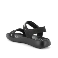 Woman Igi&Co Eco-Sustainable Shoes-Black Women'S Leather Sandals