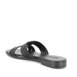 Woman Igi&Co Sandals And Flip Flops-Black Women'S Leather Sandals