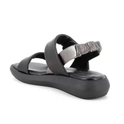 Woman Igi&Co Sandals And Flip Flops-Black Women'S Leather Sandals