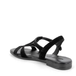 Woman Igi&Co Sandals And Flip Flops-Black Women'S Leather Sandals
