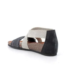Woman Igi&Co Sandals And Flip Flops-Black Women'S Leather Sandals