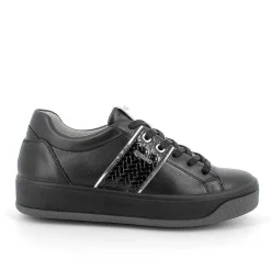 Woman Igi&Co Sneakers-Black Women'S Leather Sneakers