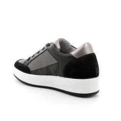Woman Igi&Co Sneakers-Black Women'S Leather Sneakers