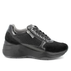 Woman Igi&Co Wedges-Black Women'S Wedge Sneakers