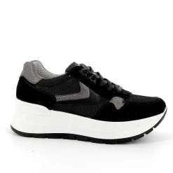 Woman Igi&Co Wedges-Black Women'S Wedge Sneakers