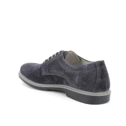 Man Igi&Co Lace Up-Blue Men'S Leather Lace-Ups