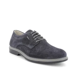 Man Igi&Co Lace Up-Blue Men'S Leather Lace-Ups