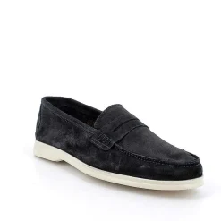 Man Igi&Co Moccasins And Flat Shoes-Blue Men'S Leather Loafers
