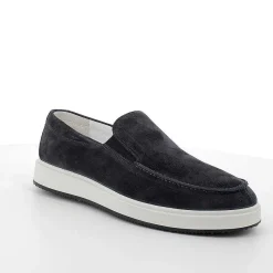 Man Igi&Co Moccasins And Flat Shoes-Blue Men'S Leather Loafers