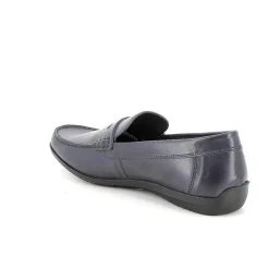 Man Igi&Co Moccasins And Flat Shoes-Blue Men'S Leather Loafers