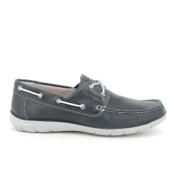 Man Igi&Co Moccasins And Flat Shoes-Blue Men'S Leather Loafers