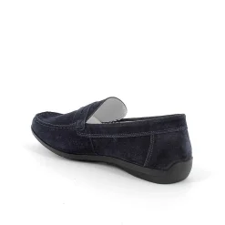 Man Igi&Co Moccasins And Flat Shoes-Blue Men'S Leather Loafers