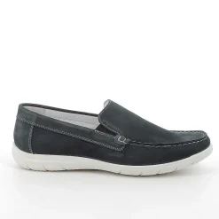 Man Igi&Co Moccasins And Flat Shoes-Blue Men'S Leather Loafers