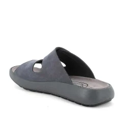 Man Igi&Co Eco-Sustainable Shoes-Blue Men'S Leather Sandals