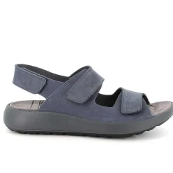 Man Igi&Co Eco-Sustainable Shoes-Blue Men'S Leather Sandals