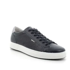 Man Igi&Co Sneakers-Blue Men'S Leather Sneakers