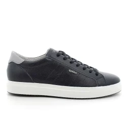 Man Igi&Co Sneakers-Blue Men'S Leather Sneakers