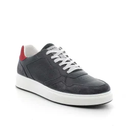 Man Igi&Co Sneakers-Blue Men'S Leather Sneakers