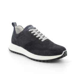 Man Igi&Co Sneakers-Blue Men'S Leather Sneakers