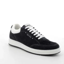 Man Igi&Co Sneakers-Blue Men'S Leather Sneakers