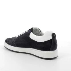 Man Igi&Co Sneakers-Blue Men'S Leather Sneakers