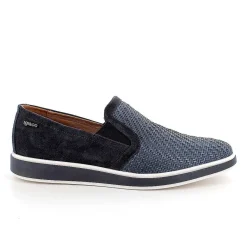 Man Igi&Co Moccasins And Flat Shoes-Blue Men'S Slip On