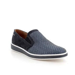 Man Igi&Co Moccasins And Flat Shoes-Blue Men'S Slip On