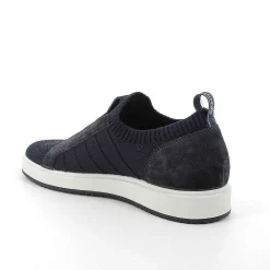 Man Igi&Co Moccasins And Flat Shoes-Blue Men'S Slip On