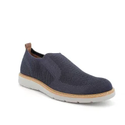 Man Igi&Co Moccasins And Flat Shoes-Blue Men'S Sock Sneakers