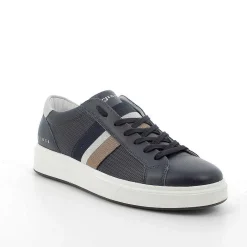 Man Igi&Co Sneakers-Blue-Pearl Men'S Leather Sneakers